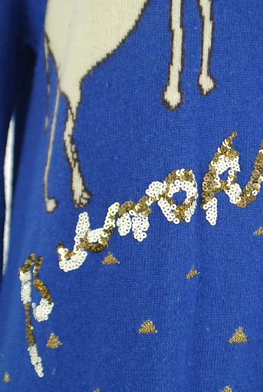 TSUMORI CHISATO（ツモリチサト）の古着「スパンコール刺繍膝丈ニットワンピース（ワンピース・チュニック）」大画像５へ