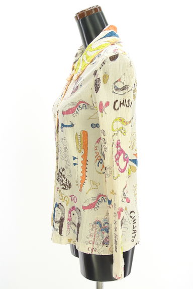TSUMORI CHISATO（ツモリチサト）の古着「イラスト楊柳ブラウス（ブラウス）」大画像３へ