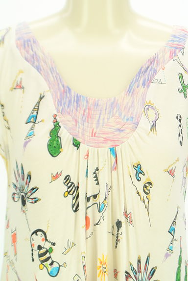 TSUMORI CHISATO（ツモリチサト）の古着「フィッシュテールイラストワンピース（ワンピース・チュニック）」大画像４へ