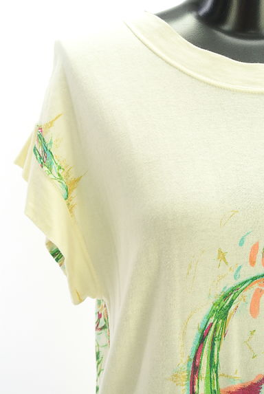 TSUMORI CHISATO（ツモリチサト）の古着「フレンチスリーブプリントワンピース（ワンピース・チュニック）」大画像４へ