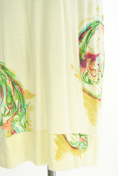 TSUMORI CHISATO（ツモリチサト）の古着「フレンチスリーブプリントワンピース（ワンピース・チュニック）」大画像５へ