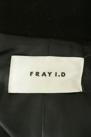 FRAY I.D（フレイアイディー）の古着「フェイクレザーパイピングロングコート（コート）」大画像６へ