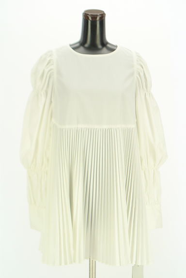 CELFORD（セルフォード）の古着「プリーツミニワンピース＋ニットベスト（ツーピース（ジャケット＋ワンピース））」大画像５へ