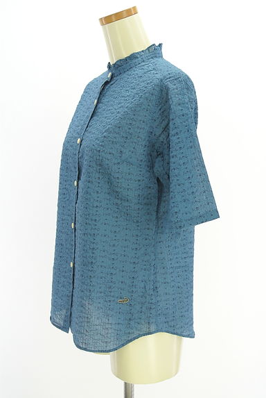 Crocodile（クロコダイル）の古着「花柄シアサッカーブラウス（ブラウス）」大画像３へ