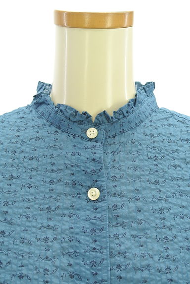 Crocodile（クロコダイル）の古着「花柄シアサッカーブラウス（ブラウス）」大画像４へ