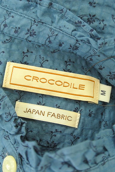 Crocodile（クロコダイル）の古着「花柄シアサッカーブラウス（ブラウス）」大画像６へ