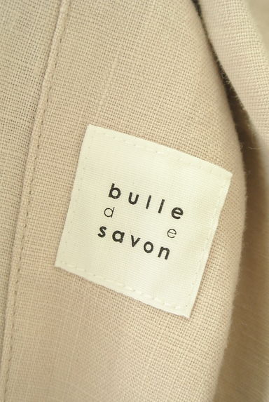 bulle de savon（ビュルデサボン）の古着「ベルト付きリネンロングコート（コート）」大画像６へ