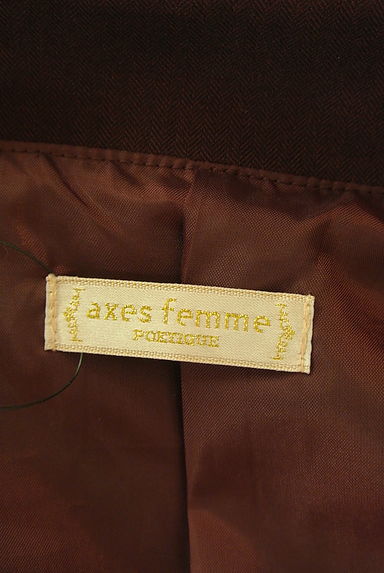 axes femme（アクシーズファム）の古着「axes femme POETIQUE バックプリーツベスト（ベスト・ジレ）」大画像６へ