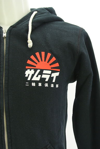 SAMURAI JEANS（サムライジーンズ）の古着「バックプリントジップパーカー（スウェット・パーカー）」大画像４へ