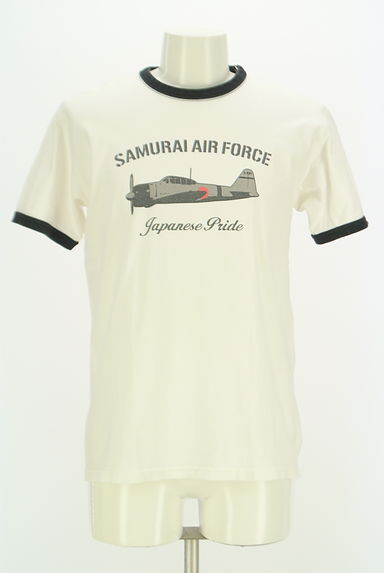 SAMURAI JEANS（サムライジーンズ）の古着「プリントリンガーTシャツ（Ｔシャツ）」大画像１へ
