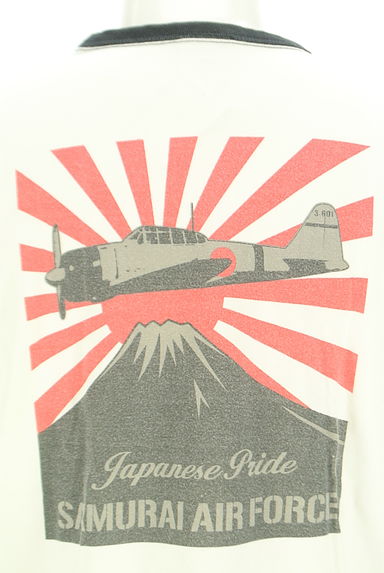 SAMURAI JEANS（サムライジーンズ）の古着「プリントリンガーTシャツ（Ｔシャツ）」大画像４へ