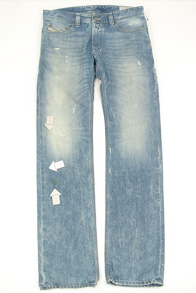 DIESEL（ディーゼル）の古着「ウォッシュド加工デニムパンツ（デニムパンツ）」大画像４へ