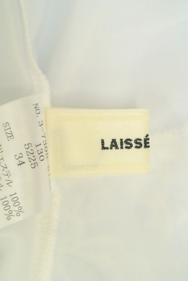 LAISSE PASSE（レッセパッセ）の古着「バックレースシフォンカットソー（カットソー・プルオーバー）」大画像６へ