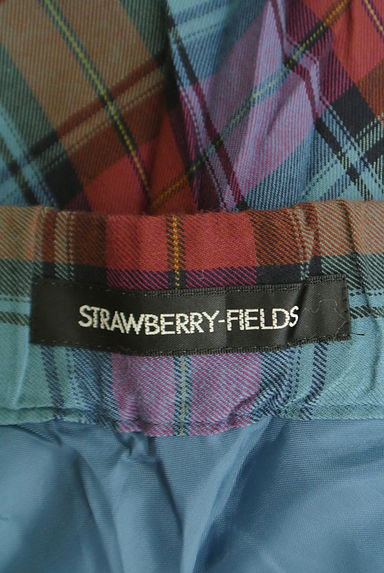 STRAWBERRY-FIELDS（ストロベリーフィールズ）の古着「チェック柄ロングスカート（ロングスカート・マキシスカート）」大画像６へ