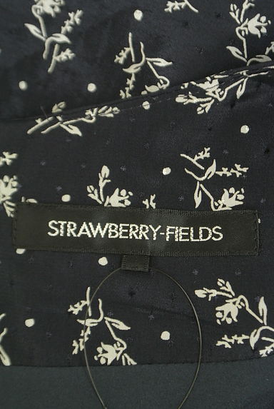 STRAWBERRY-FIELDS（ストロベリーフィールズ）の古着「花柄×ドットロングシフォンワンピース（ワンピース・チュニック）」大画像６へ