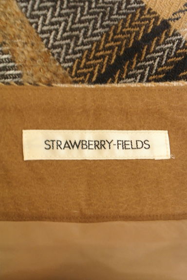 STRAWBERRY-FIELDS（ストロベリーフィールズ）の古着「チェック柄起毛ロングスカート（ロングスカート・マキシスカート）」大画像６へ
