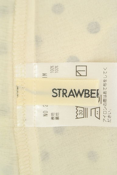STRAWBERRY-FIELDS（ストロベリーフィールズ）の古着「パワーショルダードットカットソー（カットソー・プルオーバー）」大画像６へ