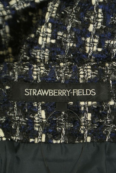 STRAWBERRY-FIELDS（ストロベリーフィールズ）の古着「ラメツイード膝下ワンピース（キャミワンピース）」大画像６へ