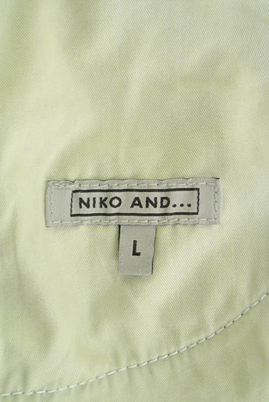 niko and...（ニコ アンド）の古着「バイカラーデニムカーブパンツ（デニムパンツ）」大画像６へ