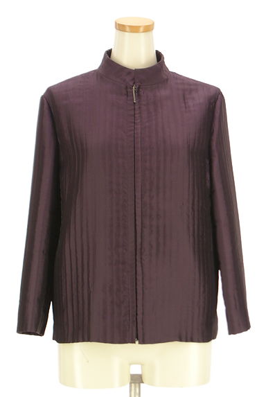 MAX MARA（マックスマーラ）の古着「ジップアップハイネック光沢ジャケット（ジャケット）」大画像１へ