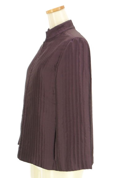 MAX MARA（マックスマーラ）の古着「ジップアップハイネック光沢ジャケット（ジャケット）」大画像３へ