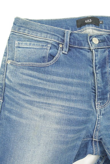 AZUL BY MOUSSY（アズールバイマウジー）の古着「ウォッシュド加工スキニーデニム（デニムパンツ）」大画像３へ