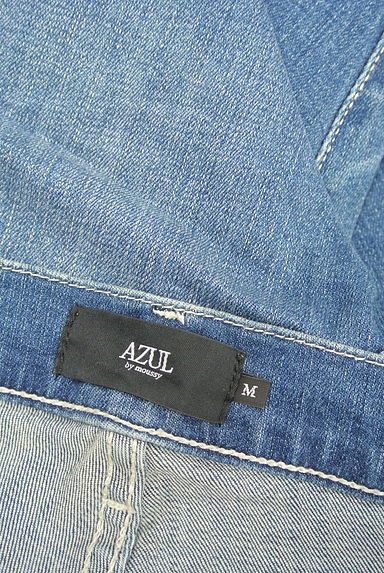 AZUL BY MOUSSY（アズールバイマウジー）の古着「ウォッシュド加工スキニーデニム（デニムパンツ）」大画像６へ