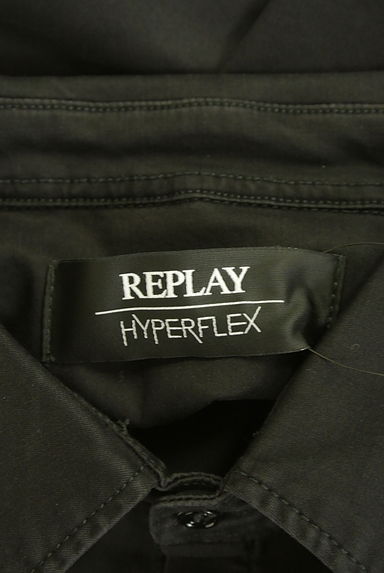 REPLAY（リプレイ）の古着「ストレッチラウンドヘムシャツ（カジュアルシャツ）」大画像６へ