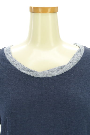 drug store's（ドラッグストアーズ）の古着「小花柄×ボーダースリーブTシャツ（Ｔシャツ）」大画像４へ