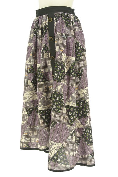 axes femme（アクシーズファム）の古着「アシメロマンティックミモレスカート（ロングスカート・マキシスカート）」大画像３へ