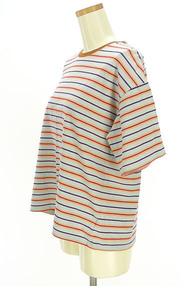 POU DOU DOU（プードゥドゥ）の古着「マルチボーダーTシャツ（Ｔシャツ）」大画像３へ