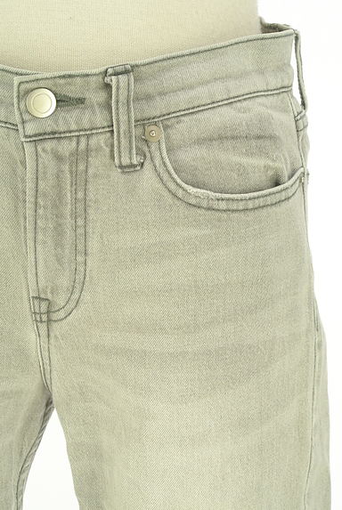 crie conforto（クリーコンフォルト）の古着「ウォッシュド加工グレーデニムパンツ（デニムパンツ）」大画像４へ