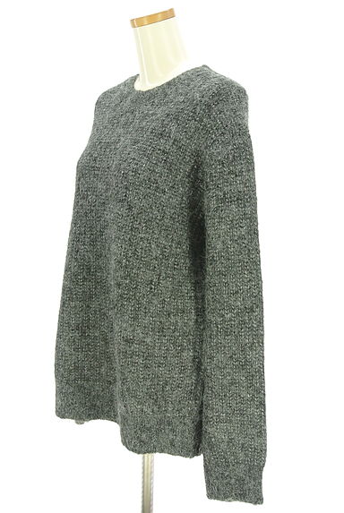 AZUL BY MOUSSY（アズールバイマウジー）の古着「ミックスニットトップス（セーター）」大画像３へ