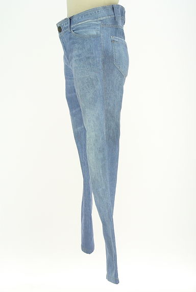LAUTREAMONT（ロートレアモン）の古着「ウォッシュド加工デニム風スキニーパンツ（パンツ）」大画像３へ