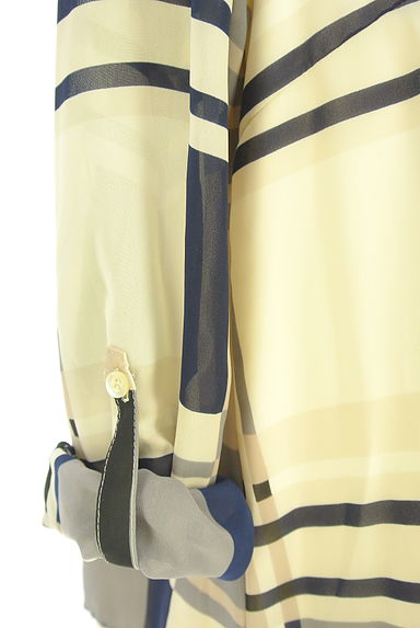 LAUTREAMONT（ロートレアモン）の古着「チェック柄シフォンカットソー（カットソー・プルオーバー）」大画像５へ