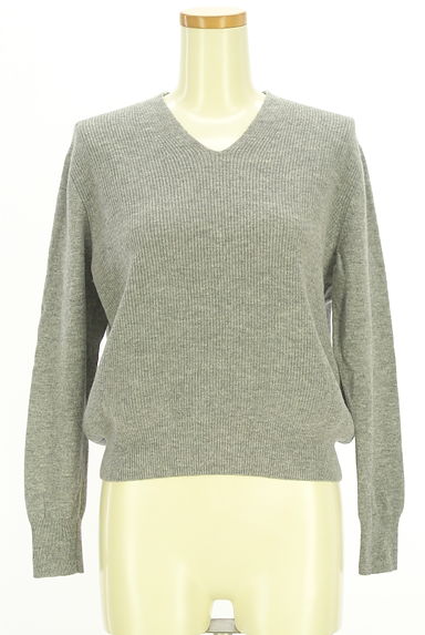 23区（２３ク）の古着「カシミヤ混Vネックニット（ニット）」大画像１へ