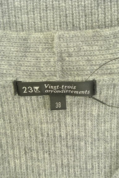 23区（２３ク）の古着「カシミヤ混Vネックニット（ニット）」大画像６へ