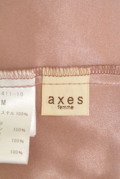 axes femme（アクシーズファム）の古着「膝丈プリーツシフォンキャミワンピース（キャミワンピース）」大画像６へ