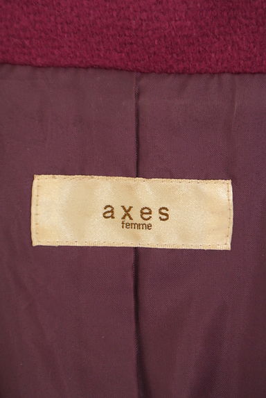 axes femme（アクシーズファム）の古着「襟付きロングコート（コート）」大画像６へ