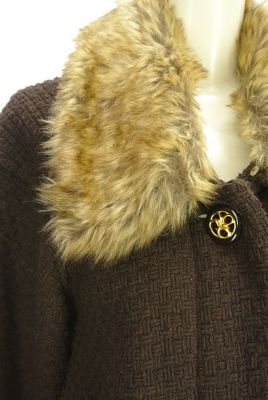 axes femme（アクシーズファム）の古着「ファー襟８分袖ショートコート（コート）」大画像４へ