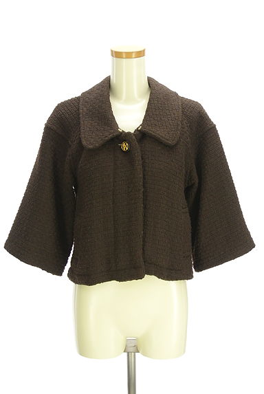 axes femme（アクシーズファム）の古着「ファー襟８分袖ショートコート（コート）」大画像５へ