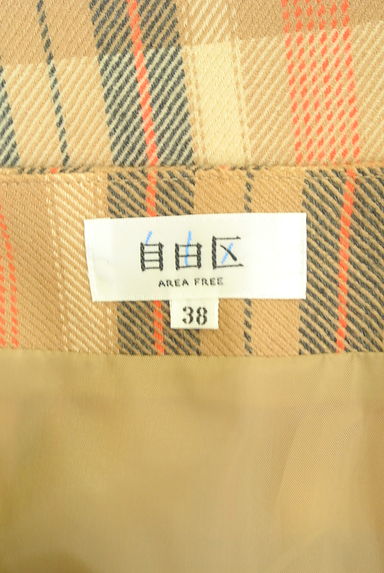 AREA FREE（自由区）の古着「膝丈チェック柄巻きスカート（スカート）」大画像６へ