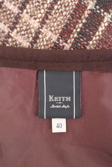 KEITH（キース）の古着「チェック柄ウールミディスカート（スカート）」大画像６へ
