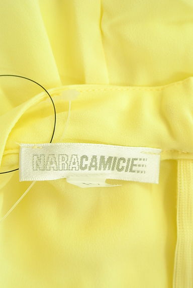 NARA CAMICIE（ナラカミーチェ）の古着「刺繍リボン付き七分袖シフォンブラウス（カットソー・プルオーバー）」大画像６へ
