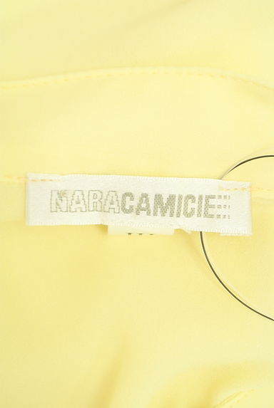 NARA CAMICIE（ナラカミーチェ）の古着「フロントフリル８分袖シフォンブラウス（カットソー・プルオーバー）」大画像６へ