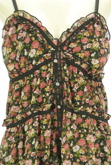 axes femme（アクシーズファム）の古着「小花柄膝上シフォンキャミワンピース（キャミソール・タンクトップ）」大画像４へ