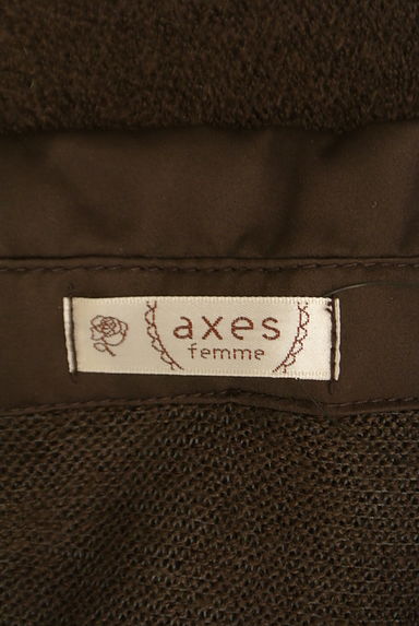 axes femme（アクシーズファム）の古着「リボンタイ付き膝上フレアワンピース（ワンピース・チュニック）」大画像６へ