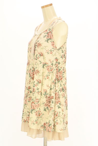 axes femme（アクシーズファム）の古着「花柄膝上フレアワンピース（ワンピース・チュニック）」大画像３へ
