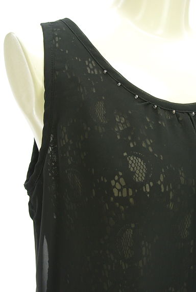 axes femme（アクシーズファム）の古着「レース＆シフォンカットソー（カットソー・プルオーバー）」大画像４へ
