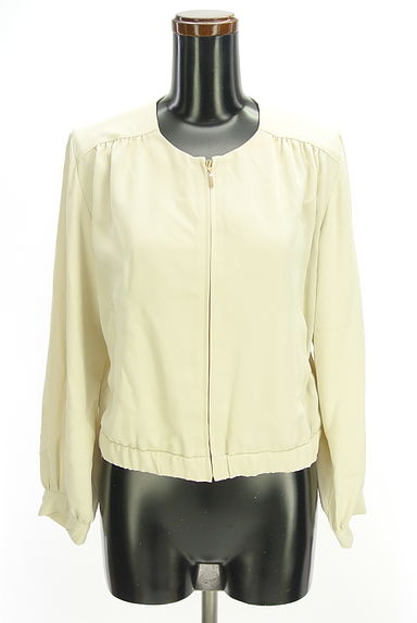PROPORTION BODY DRESSING（プロポーションボディ ドレッシング）の古着「ノーカラーブルゾン（ブルゾン・スタジャン）」大画像１へ